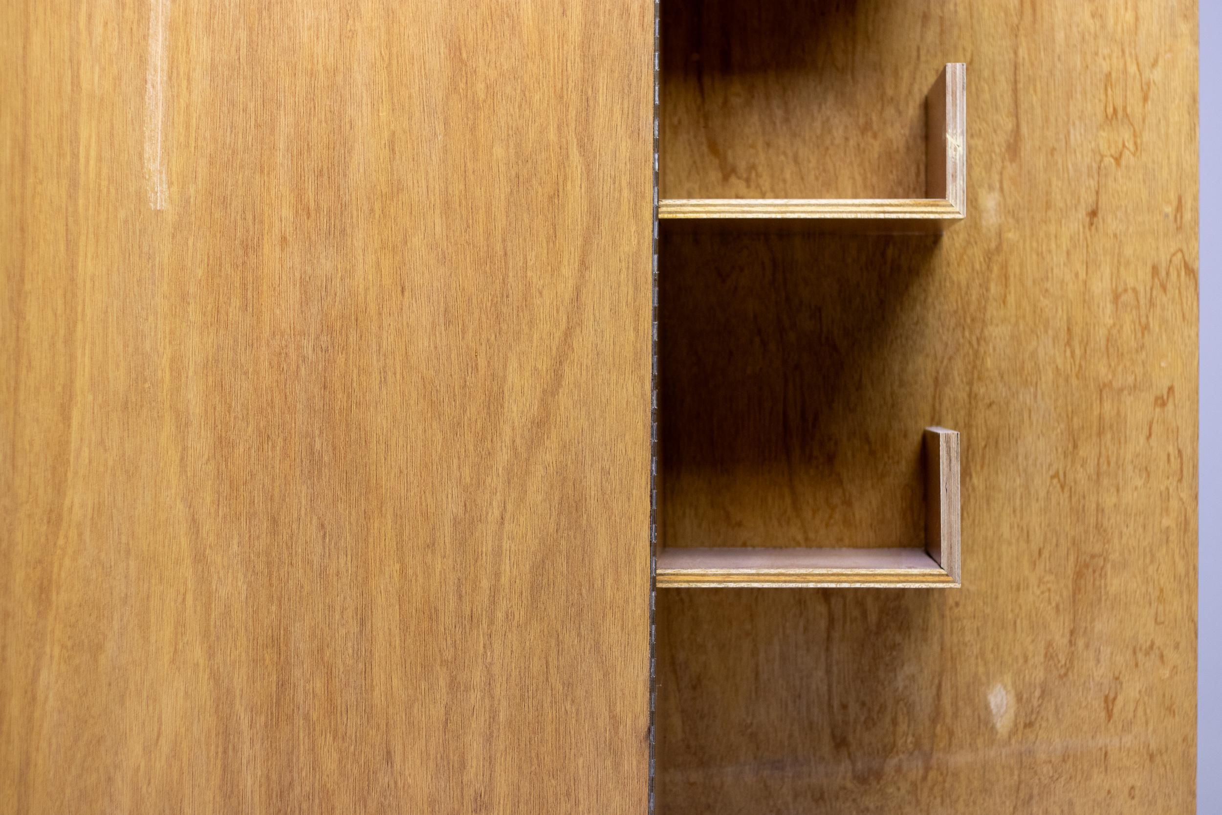 Mid-20th Century Aldo van Eyck Structuralist Corner Cabinet For Sale