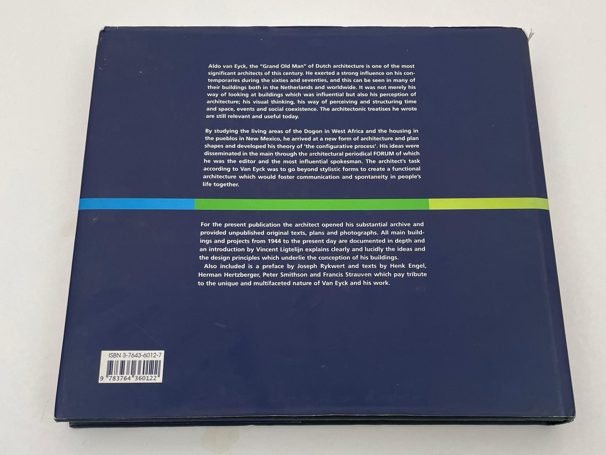 Swiss Aldo van Eyck: Works 1st Edition 1999 Hardcover For Sale