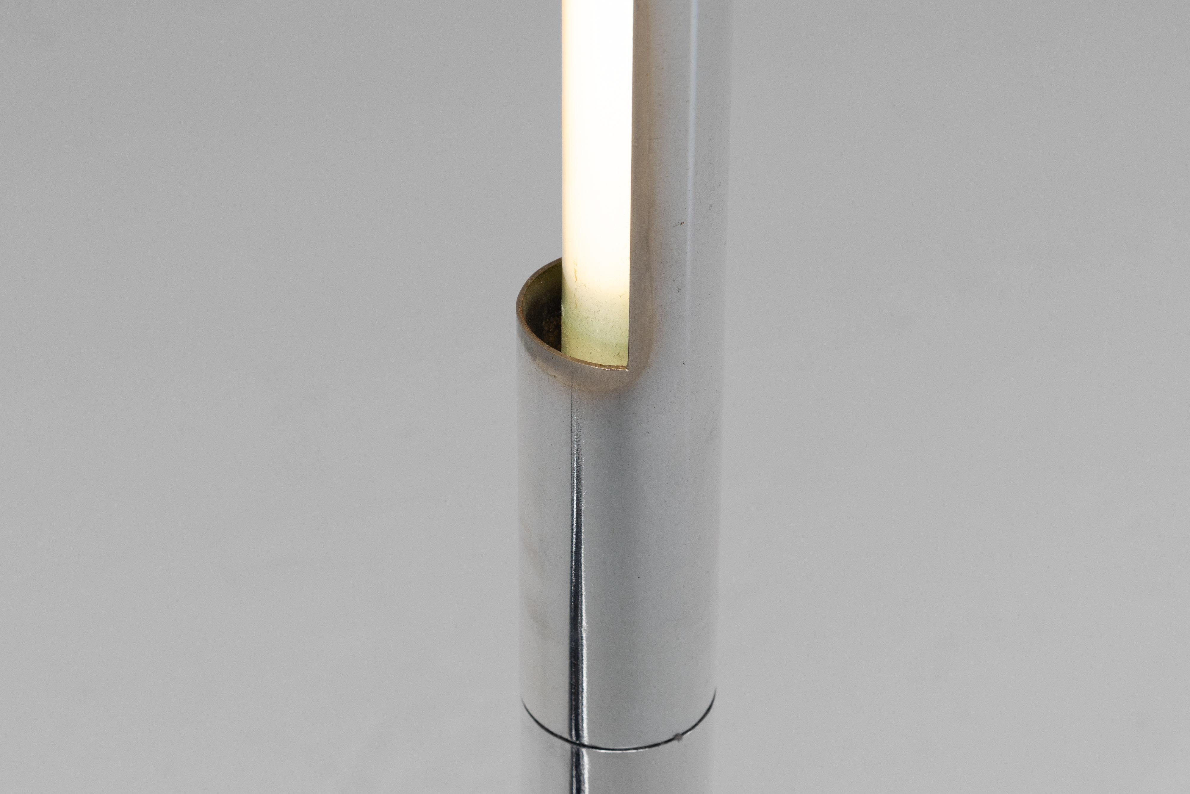 Aldo vd Nieuwelaar TC2 floor lamp Artimeta 1972 chrome For Sale 2