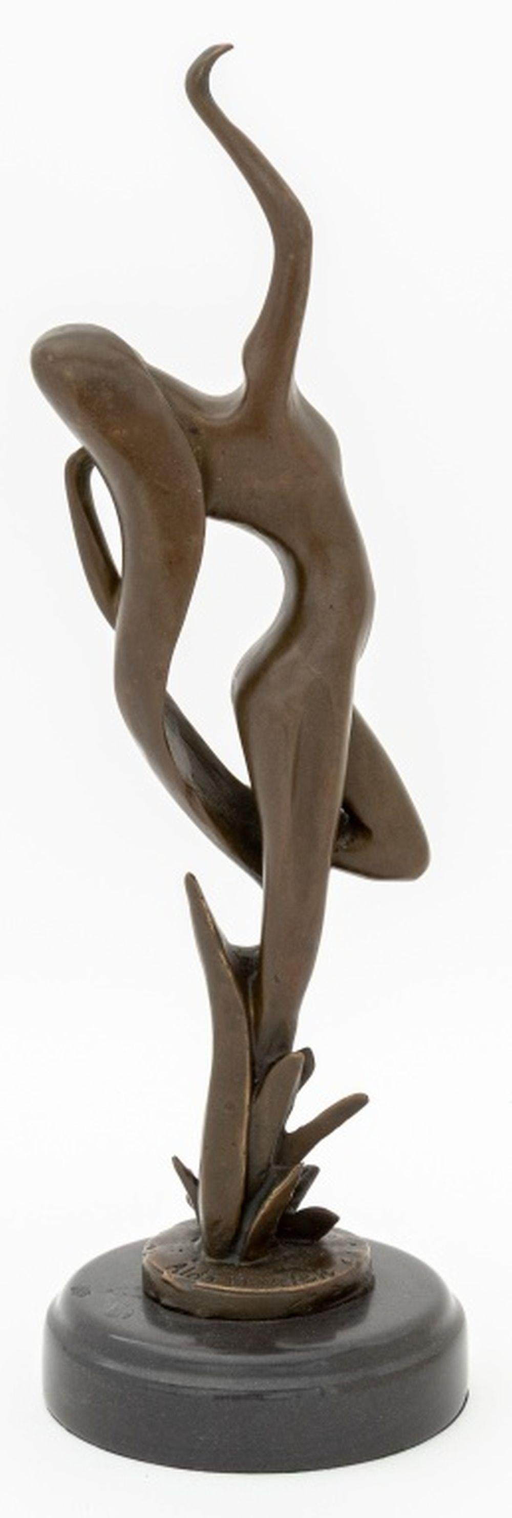 Italiano Aldo Vitaleh Donna nuda in piedi Bronzo in vendita