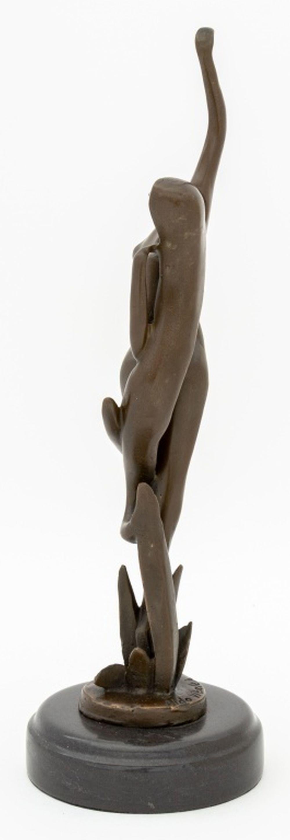 Aldo Vitaleh Donna nuda in piedi Bronzo In condizioni buone in vendita a Astoria, NY