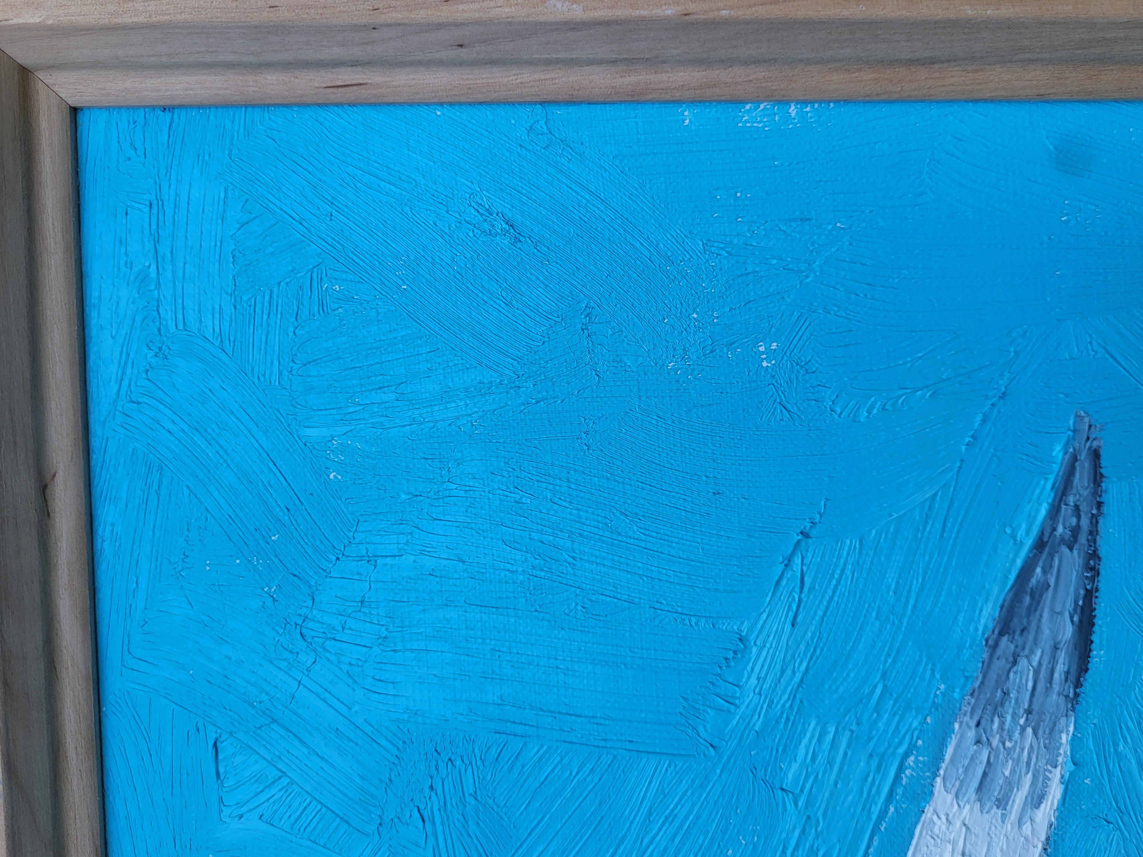 Oil painting on canvas.