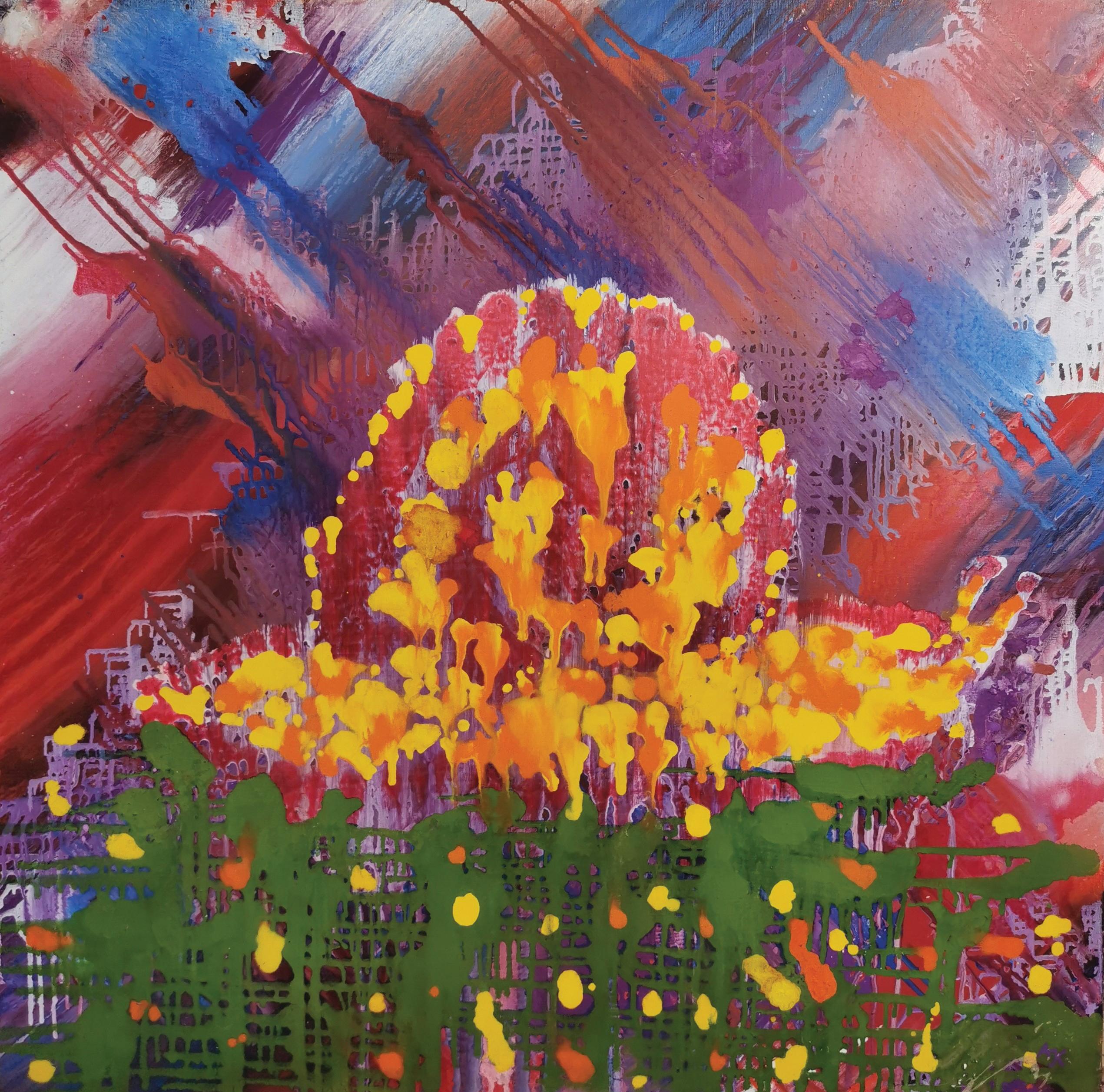 Aldona Jablonska Klimczak Abstract Painting - The Snail