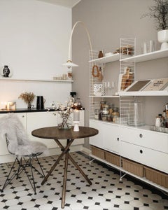 Aldric Dark Oak Café Table by Eberhart Furniture