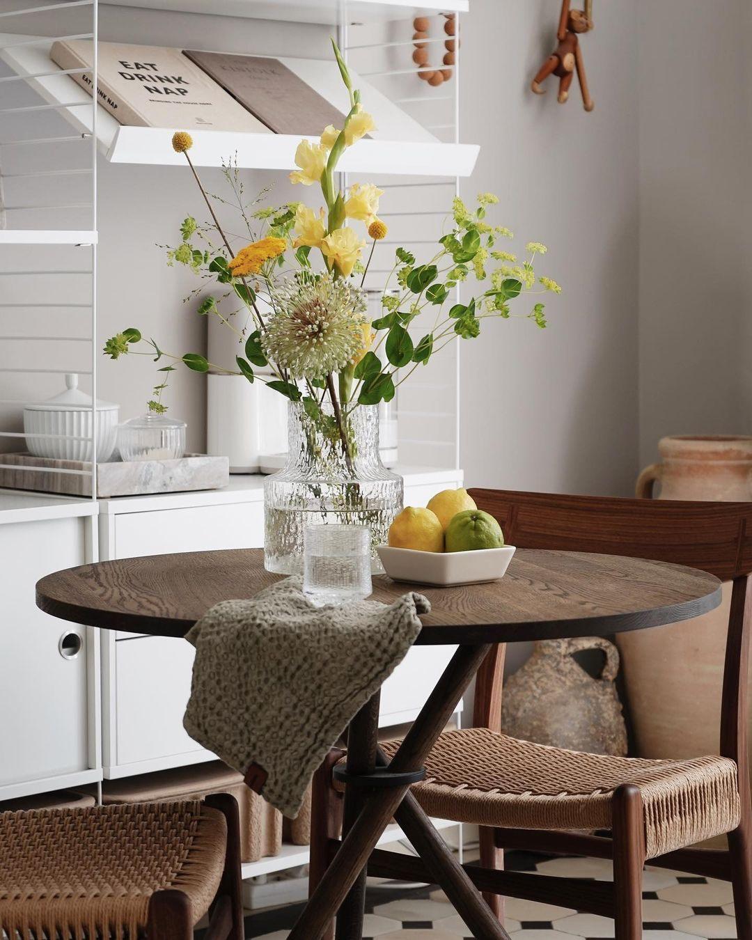 Métal Aldric Dark Oak Café Table by Eberhart Furniture en vente