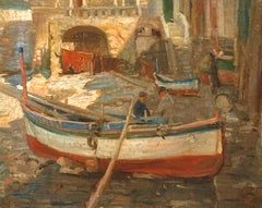 Early Venice Scene by American Impressionist Aldro T. Hibbard