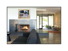 Aldro Hibbard Original Oil Painting On Canvas Signed Vermont Winter Landscape AT