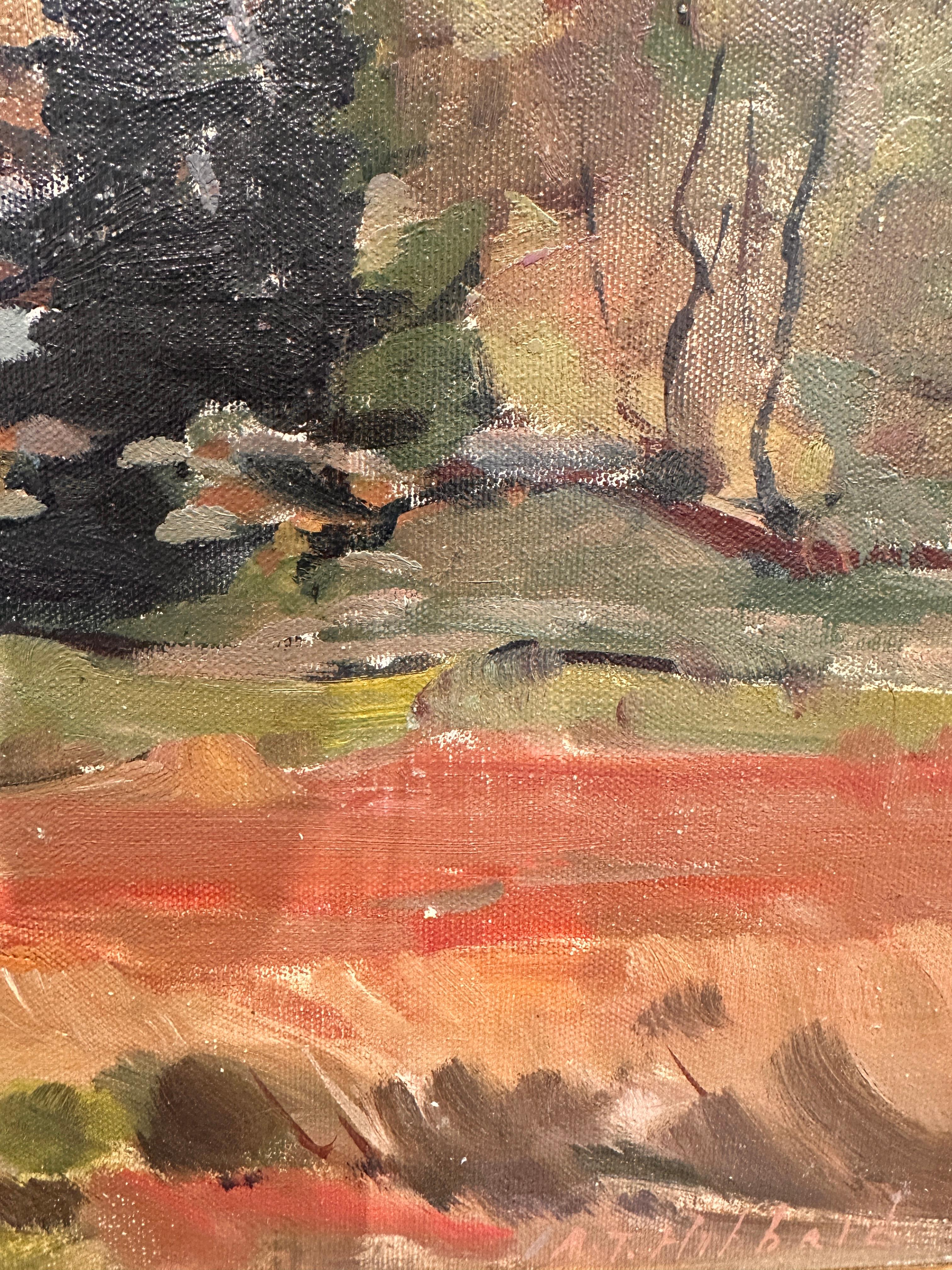 American Artist Aldro T. Hibbard Landscape Painting Monhegan Island Maine Scene For Sale 3