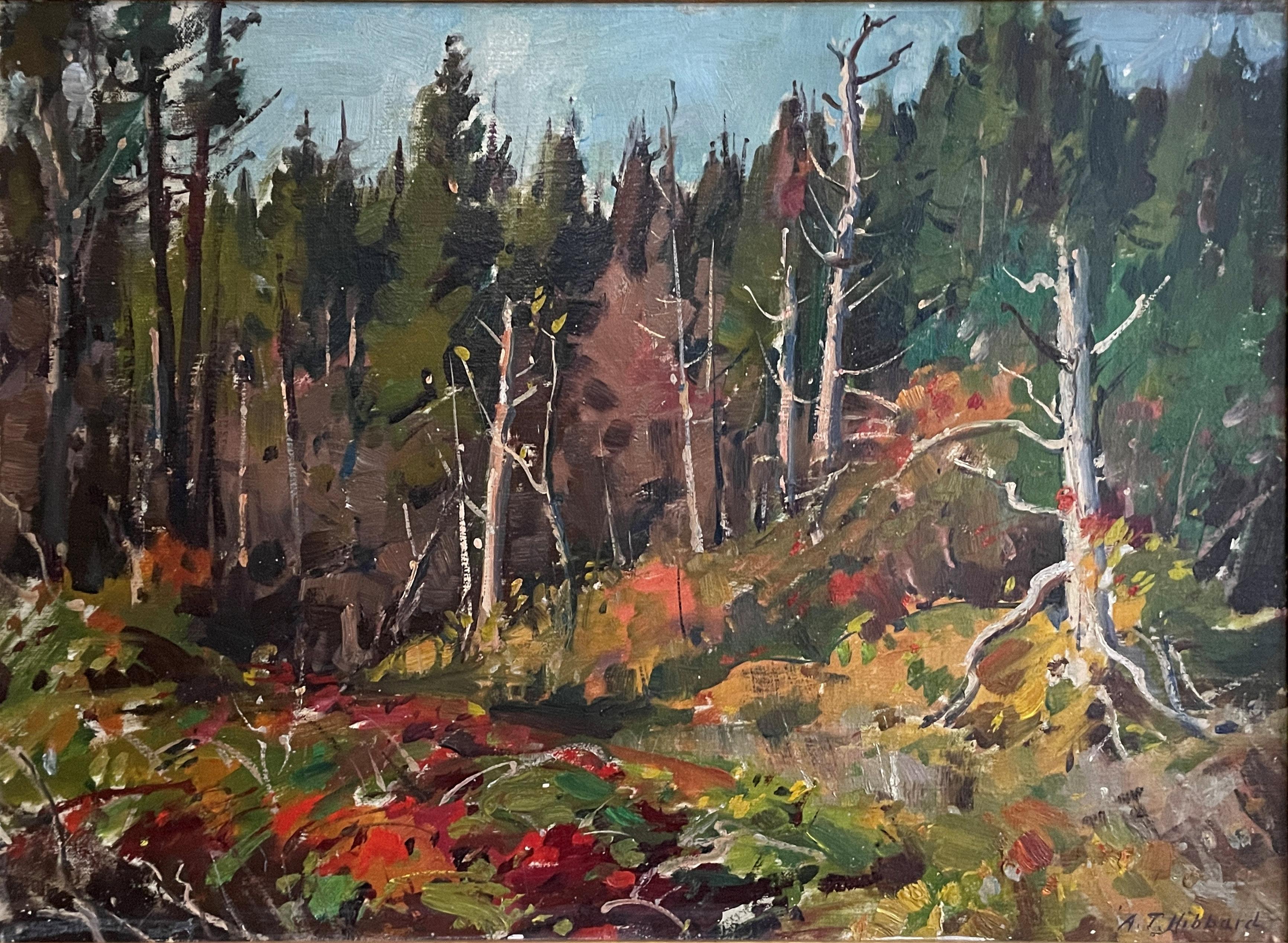 "Autumn in New England," Aldro Thompson Hibbard, Impressionist Marsh Landscape