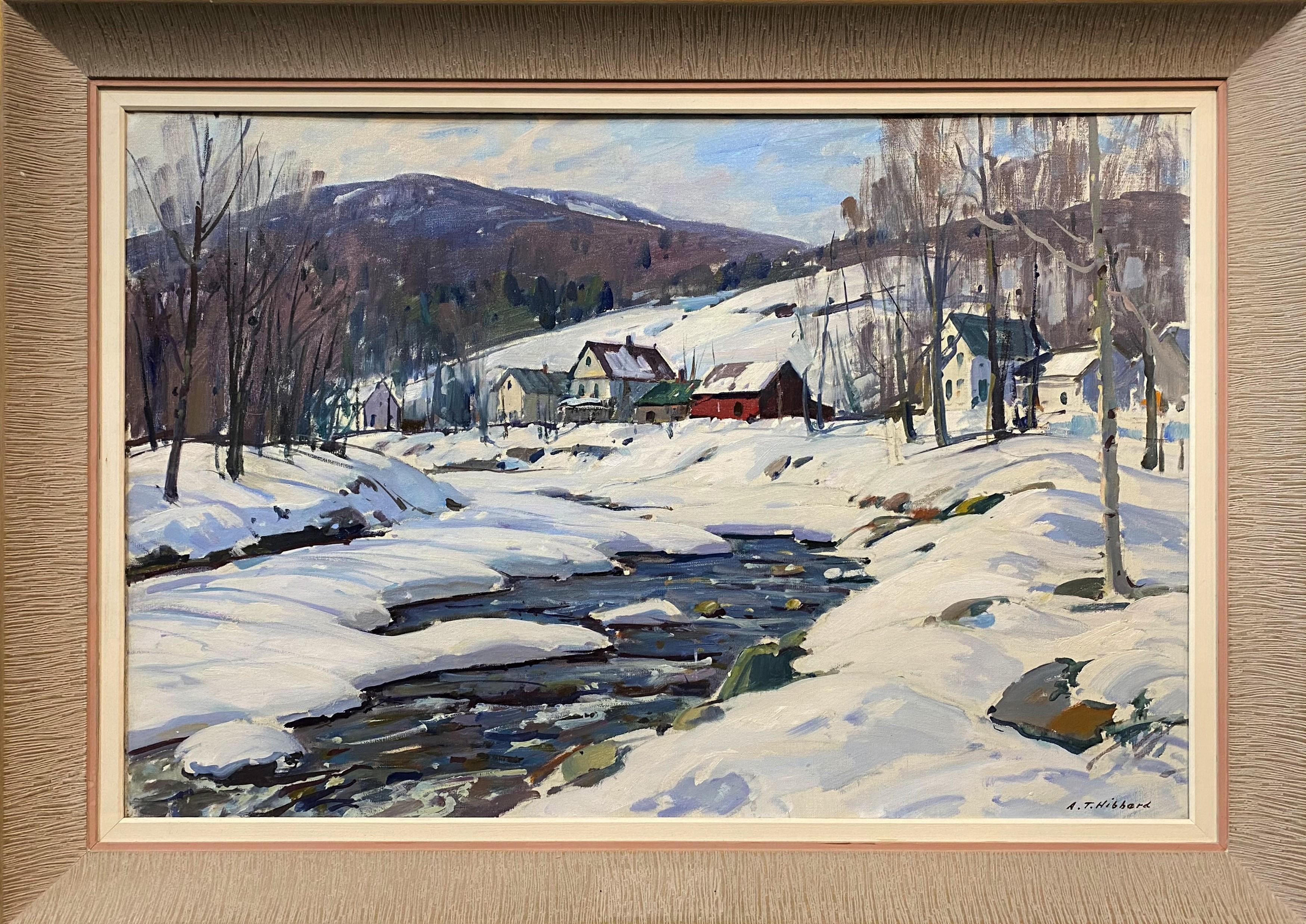 Landscape Painting Aldro Thompson Hibbard - Le Brook Bald Mountain