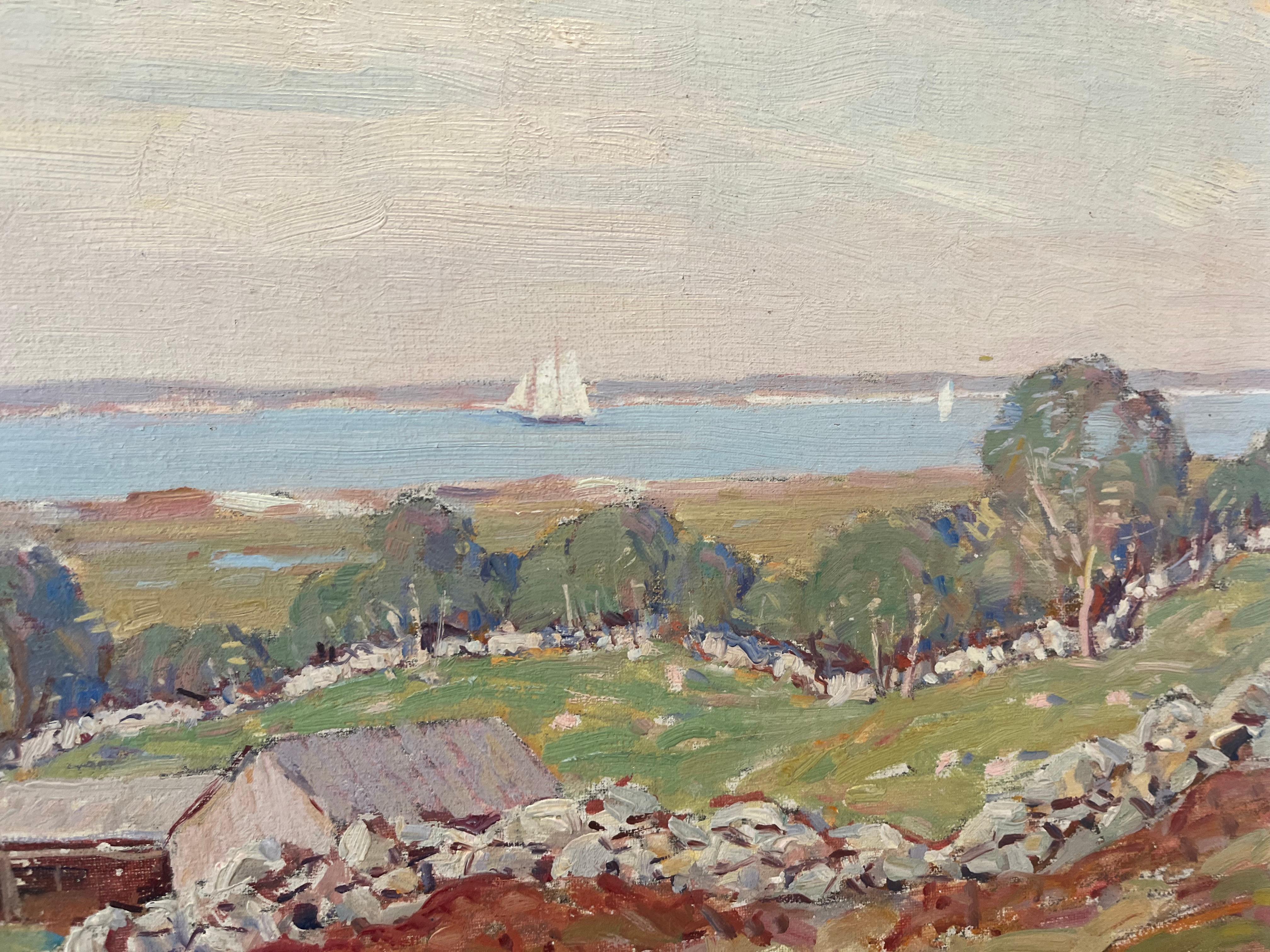 Oil Landscape of Cape Cod Massachusetts For Sale 1