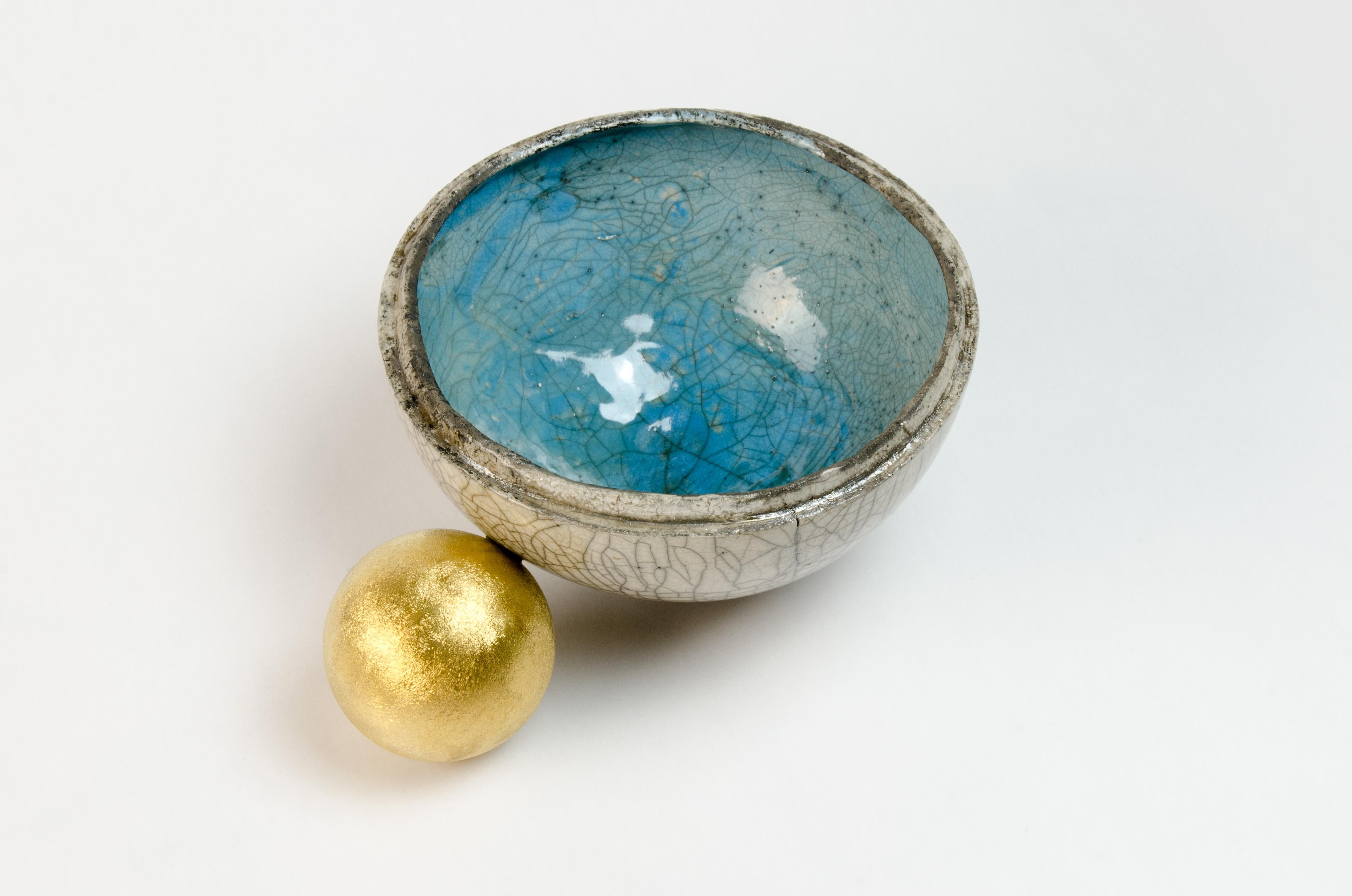 Contemporary Aldus, Gaia, Bronze & Raku Box, Italy, 2018