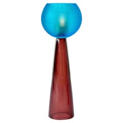 Aldus, "Ombra II" Murano Glass Candle Holder, Contemporary