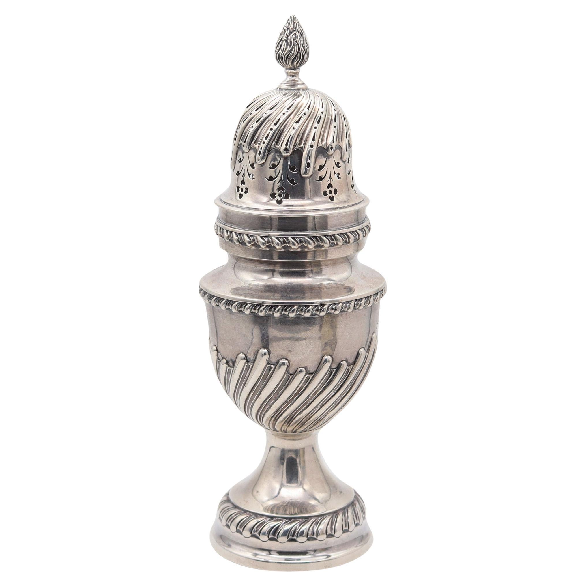 Aldwinckle & Slater 1888 London Classic Sugar Shaker In .925 Sterling Silver