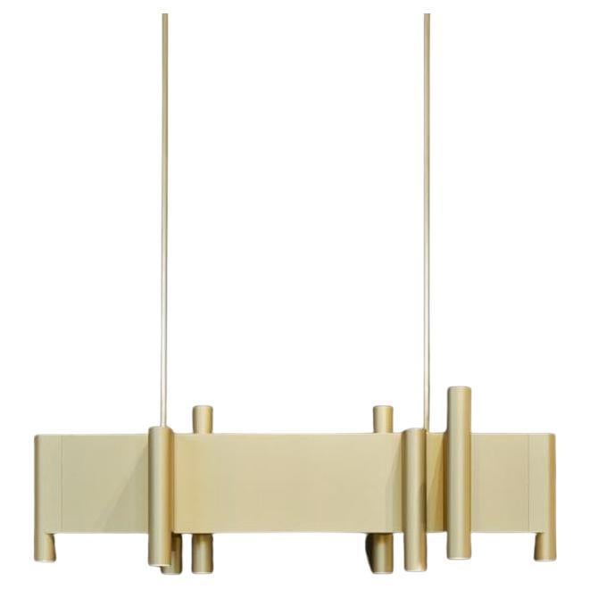 ALDWYCH 1m aluminium lacquered sateen brass