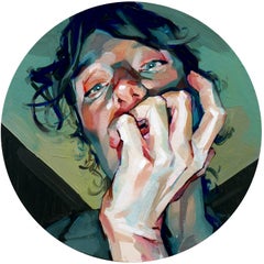 "Captured Moment 1" di Ale Casanova, Pittura a olio originale, Ritratto