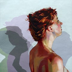 "Untitled" by Ale Casanova, Original Painting, Nude Portrait