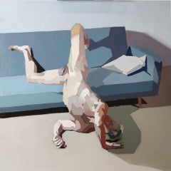 "Senza titolo II" di Ale Casanova, Pittura originale, Ritratto di nudo