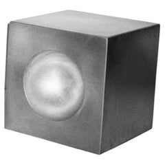 Alea Decorative Small Object 3 in Brushed Stainless Steel by Valeria Vasi