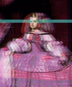 Infanta Margarita Teresa dans une robe rose