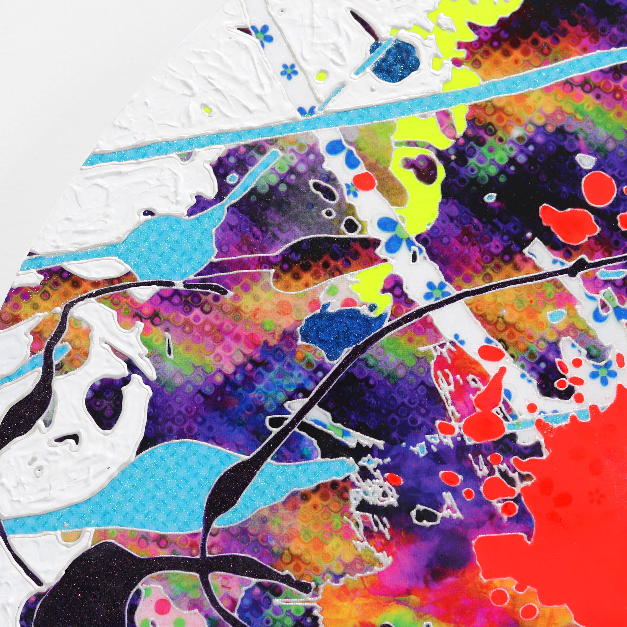 Relicario Pop Audrey - Painting Arte pop de Alea Pinar Du Pre
