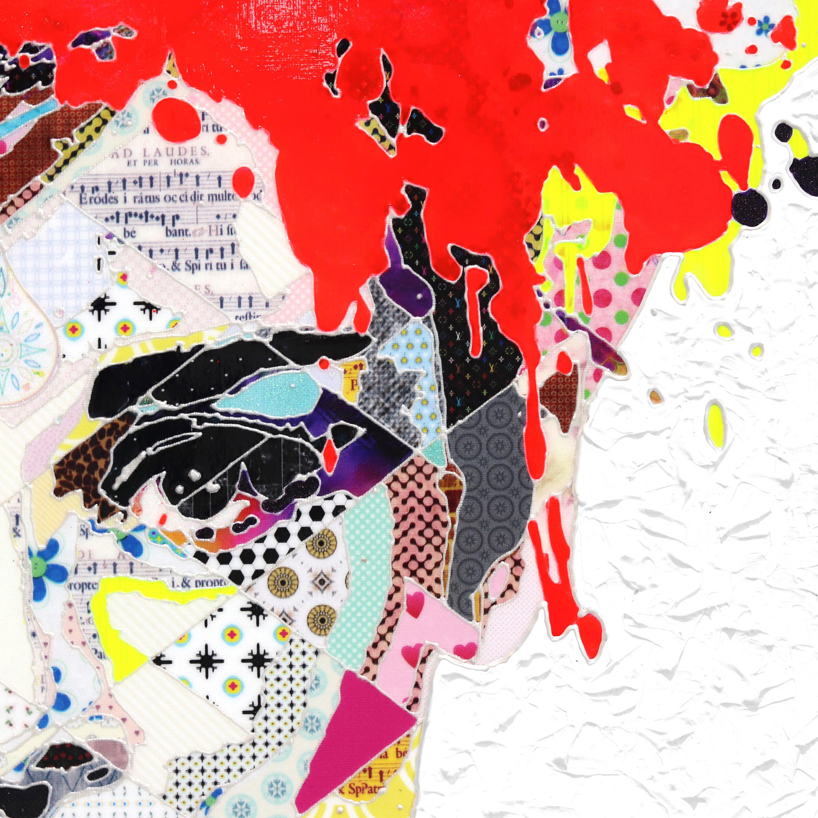 Las obras originales en técnica mixta de Alea Pinar Du Pre retratan figuras humanas en un estilo gráfico pop-realista. Autodidacta emprendedora que fusiona la tecnología y las bellas artes, sus vibrantes obras de arte contemporáneo pop-figurativo