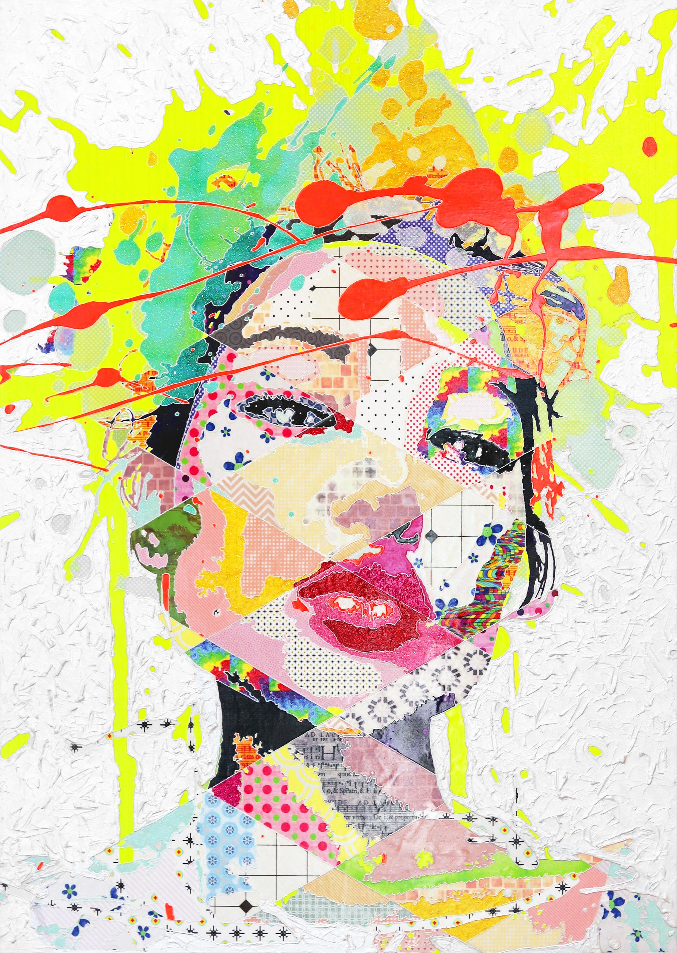 Tsu - Original Figurative Colorful Pop Art by Alea Pinar Du Pre