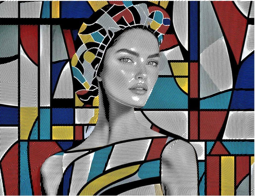 Portrait Painting di Alea Pinar Du Pre - Kamira