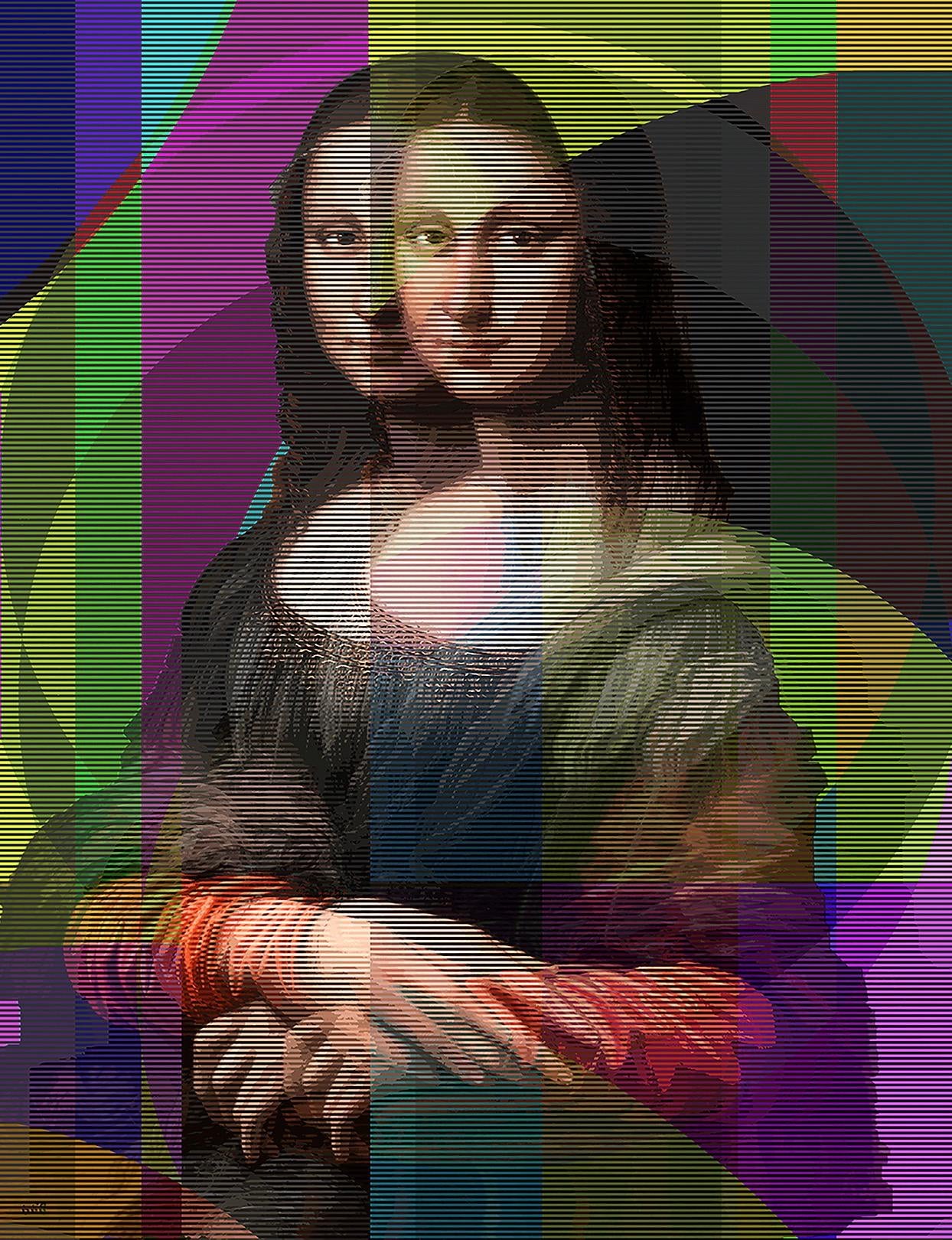Alea Pinar Du Pre Portrait Painting - Mona Lisa II