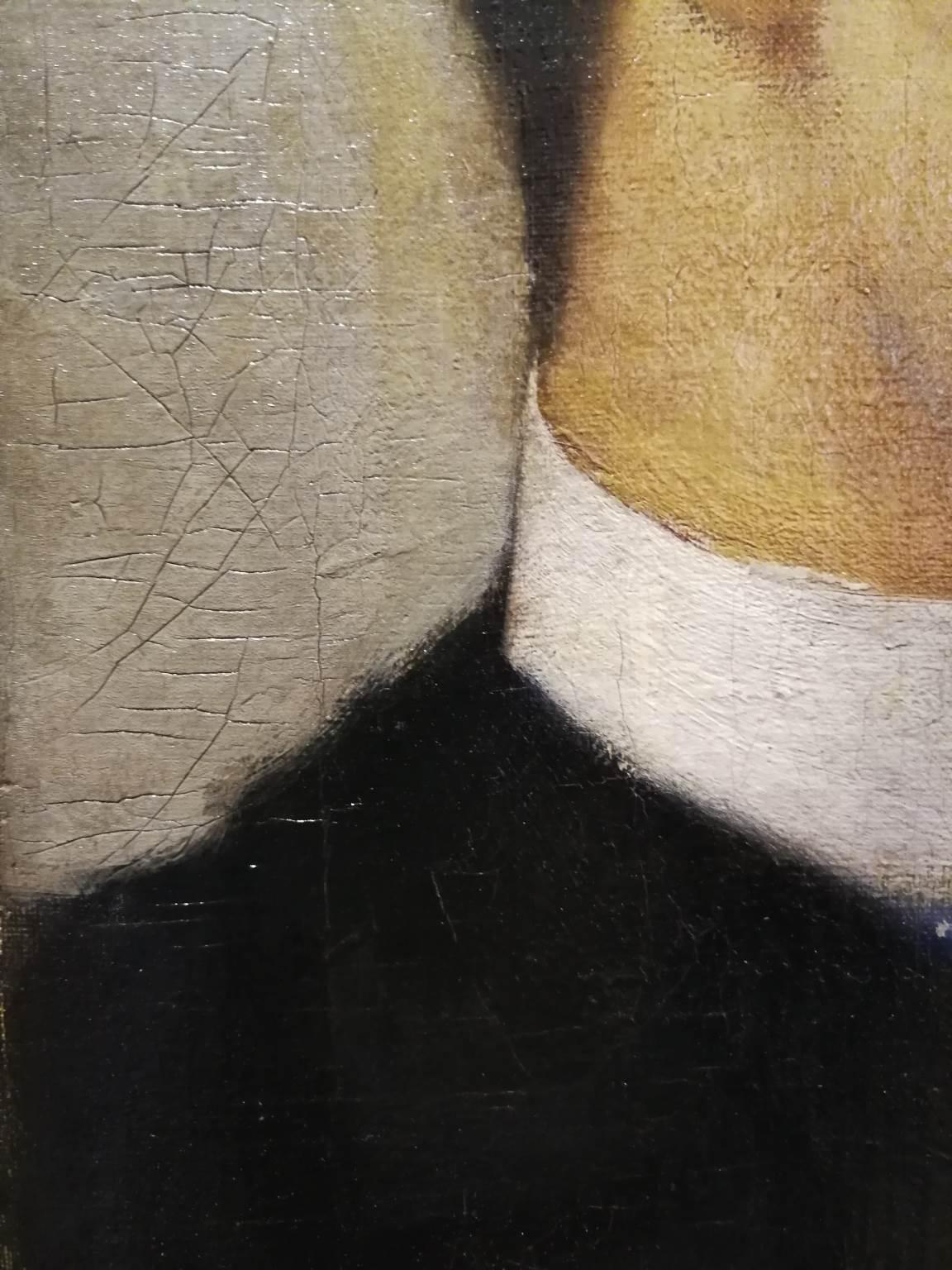 Dipinto figurativo ritratto maschile toscano del XIX secolo in vendita 1