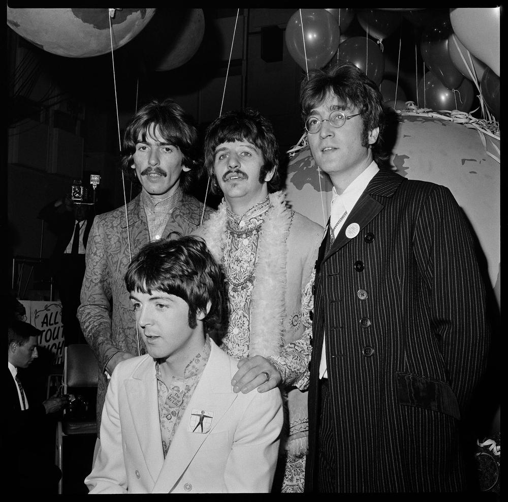 Alec Byrne Portrait Photograph - The Beatles, Our World 1967