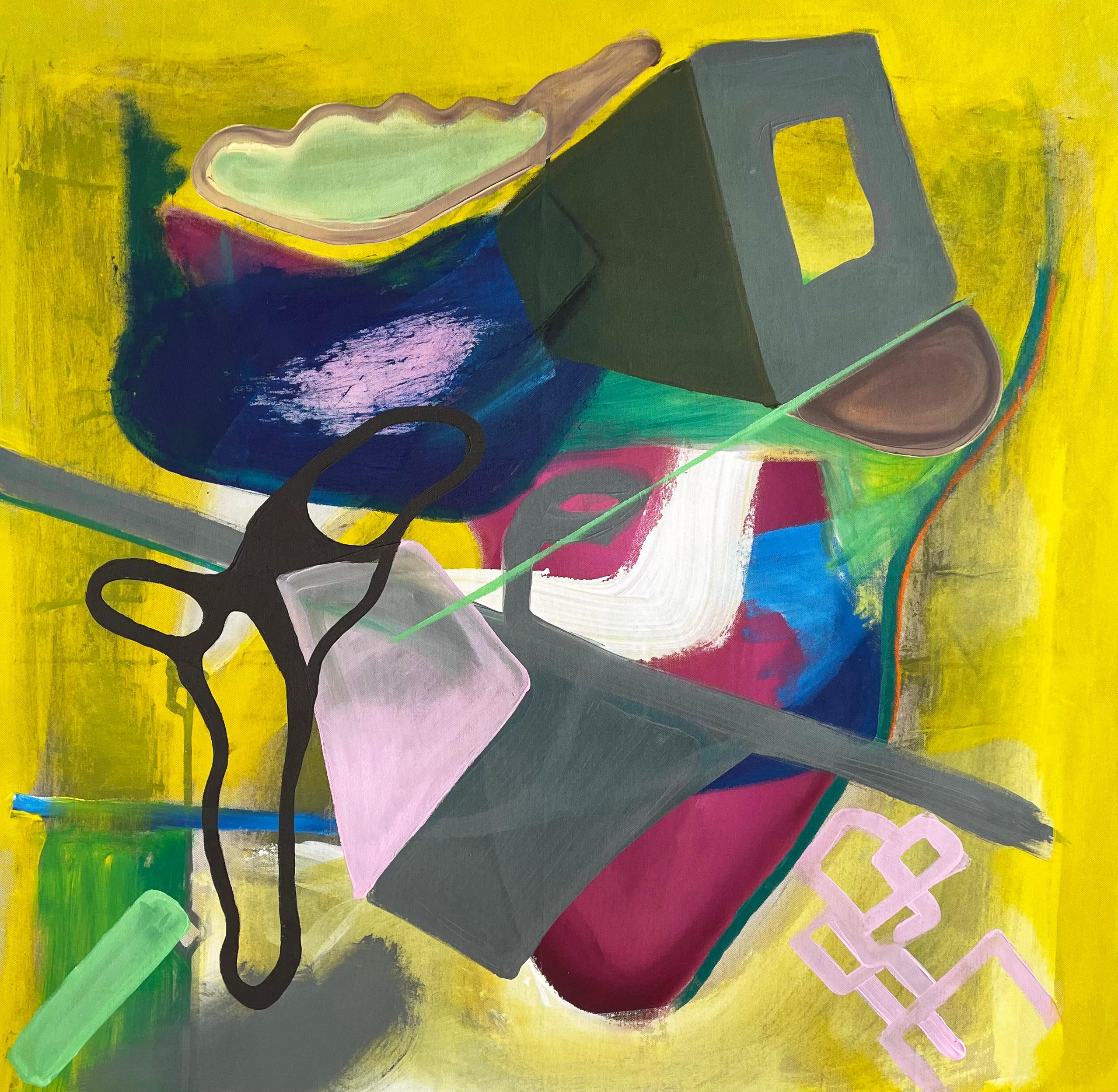 La nube que ilumina - Mixed Media Art de Alec Franco 