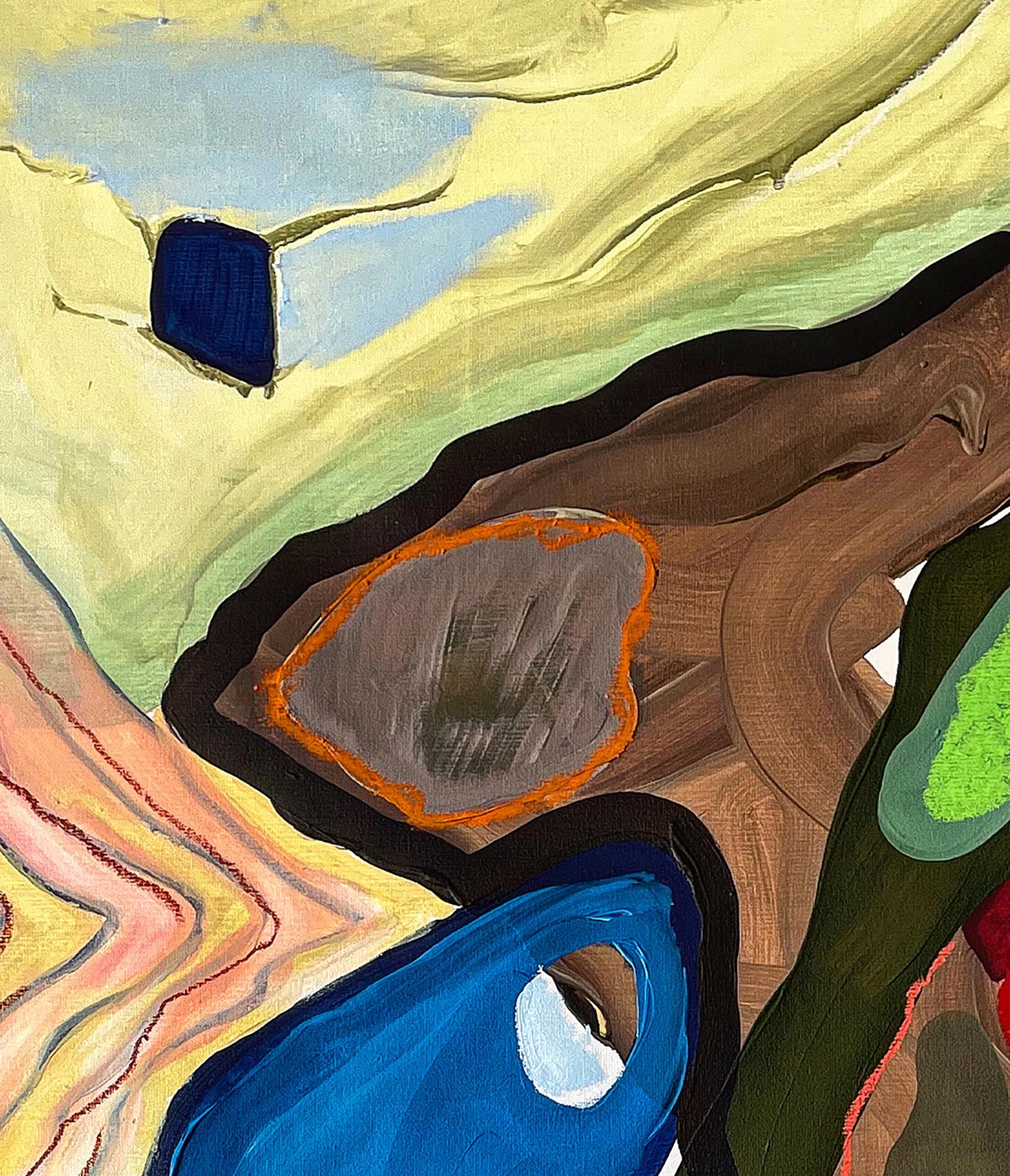 TERRITORIO. Técnica mixta Pintura abstracta sobre lienzo - Painting de Alec Franco 