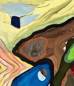 TERRITORIO. Pittura astratta a tecnica mista su tela