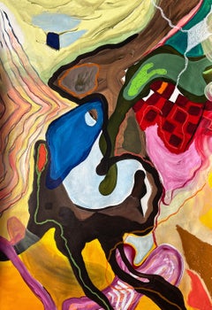 TERRITORIO. Técnica mixta Pintura abstracta sobre lienzo