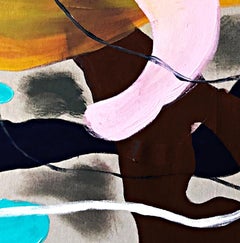 6/11. Técnica mixta Pintura abstracta sobre lienzo