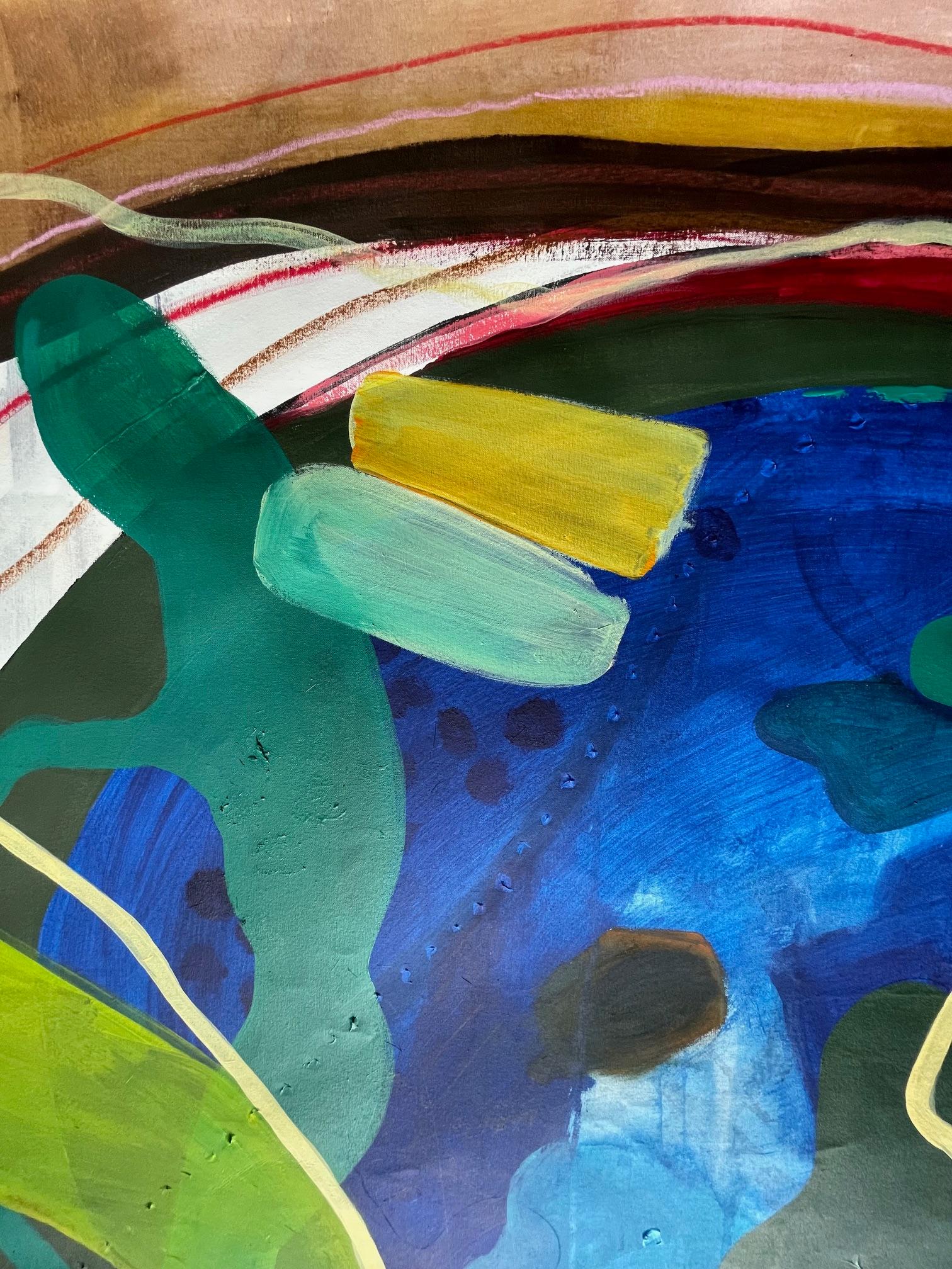ACCAPPIO II. Pittura astratta a tecnica mista su tela - Painting di Alec Franco 