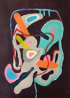 ADN 400- III, Mixed media Abstract painting on Canvas