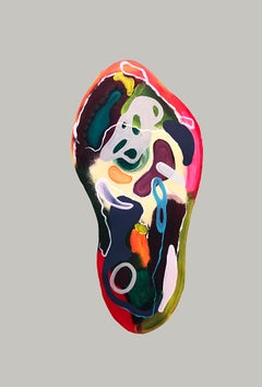 Cápsula #2. Pittura astratta a tecnica mista su tela