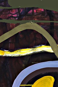 Circuito #1. Mixed media Abstract painting on canvas