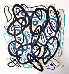 Circuito #2. Abstract painting on Canvas