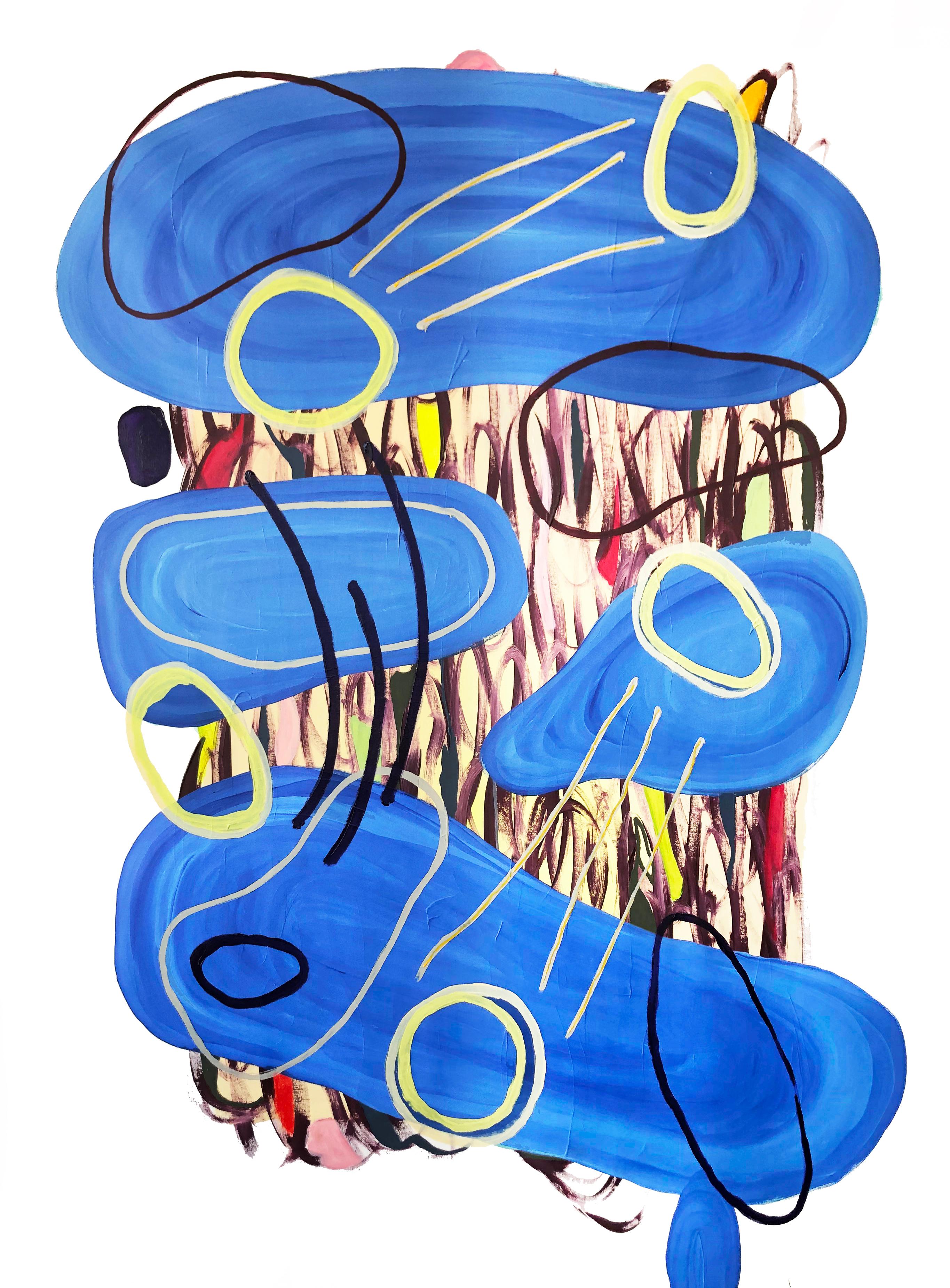 Abstract Painting di Alec Franco  - Circuito #20. Pittura astratta su tela