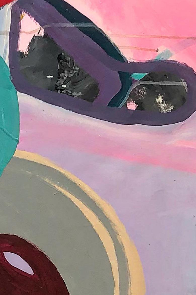 Circuito #3. Pittura astratta a tecnica mista su tela - Painting Astratto di Alec Franco 