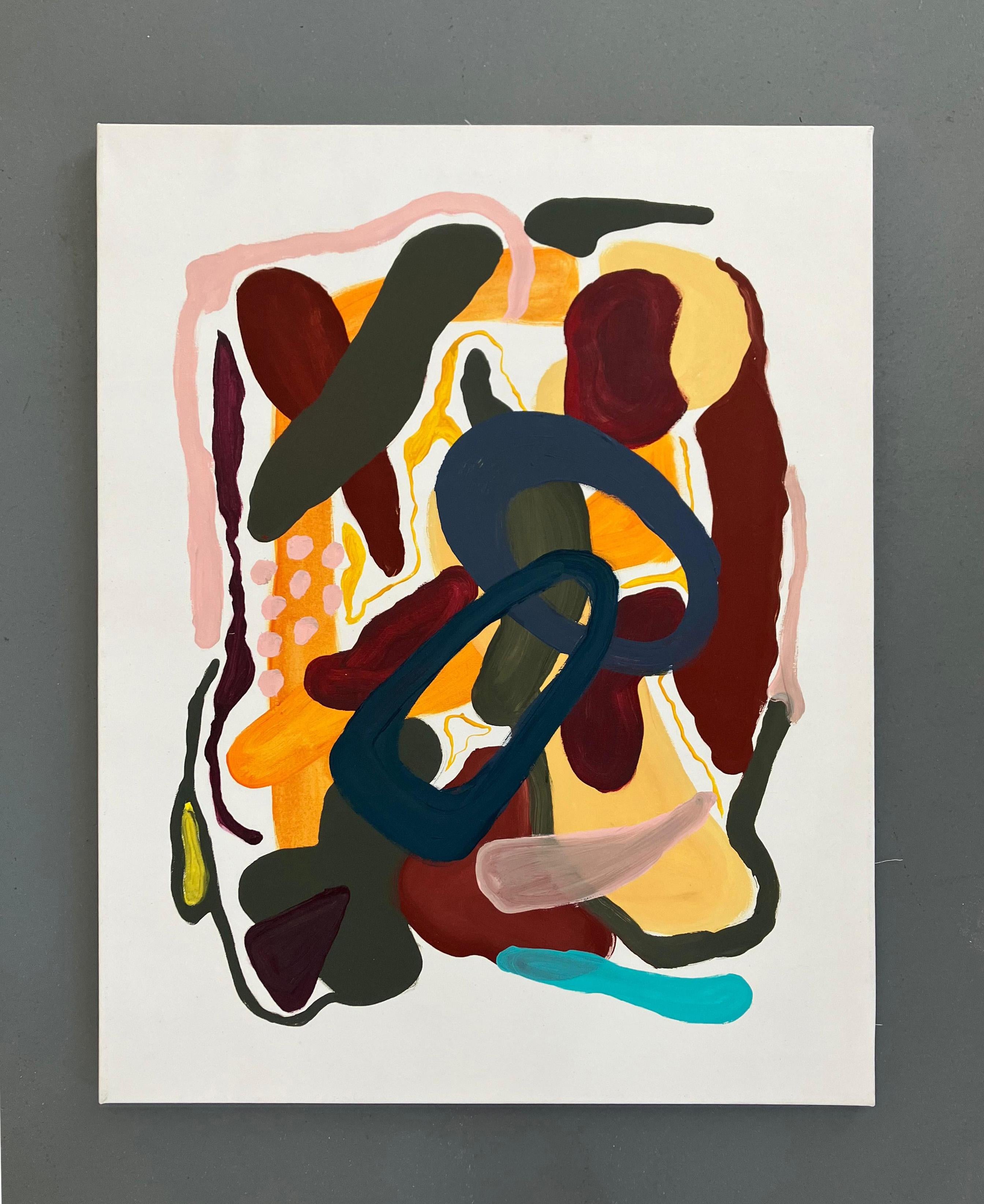 Circuito #9. Abstract painting on Canvas