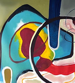 Elástico. Técnica mixta Pintura abstracta sobre lienzo