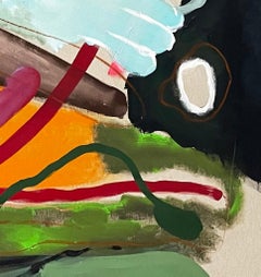 INGRA. Pittura astratta a tecnica mista su tela