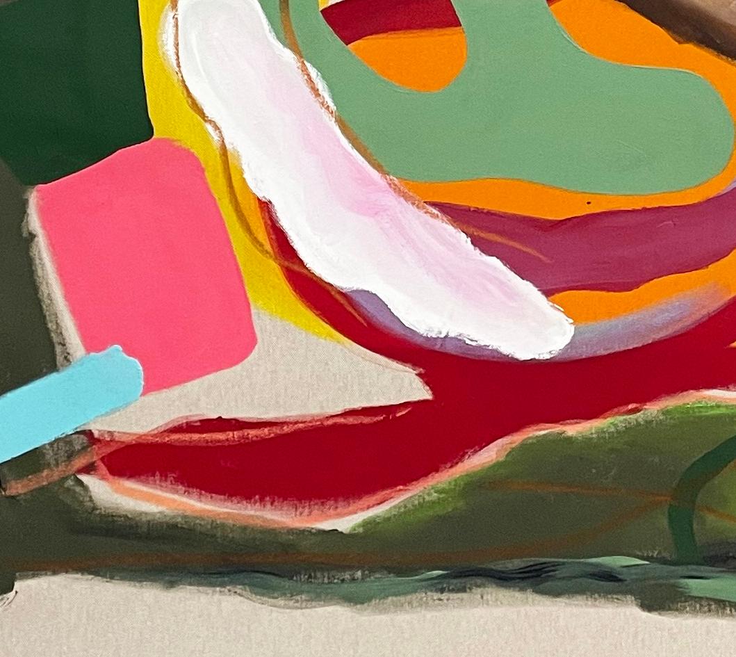 INGRA. Pittura astratta a tecnica mista su tela - Abstract Painting Nero di Alec Franco 