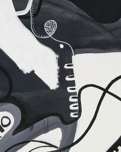 Mixa. Mixed media Abstract painting on Canvas