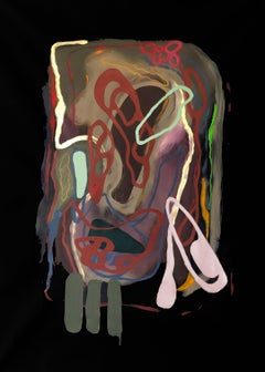 Nexa n°1 et #2. Peinture abstraite sur toile technique mixte