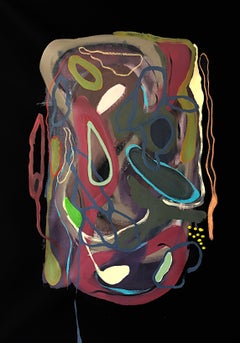 NEXA n° 2, peinture abstraite sur toile technique mixte
